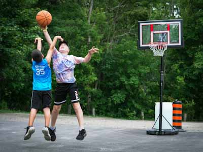 basketball at sport camp